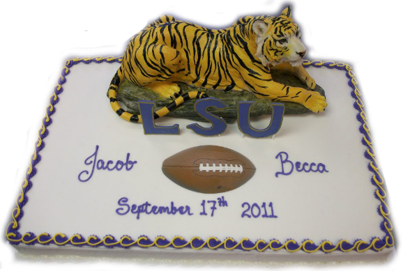 Tigers Football Cake