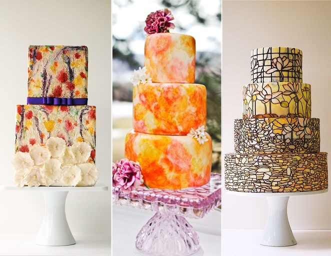 the-knot-painted-cakes