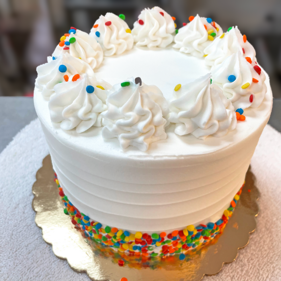 8" Two Layer Cake Vanilla & Chocolate American Dream Cakes