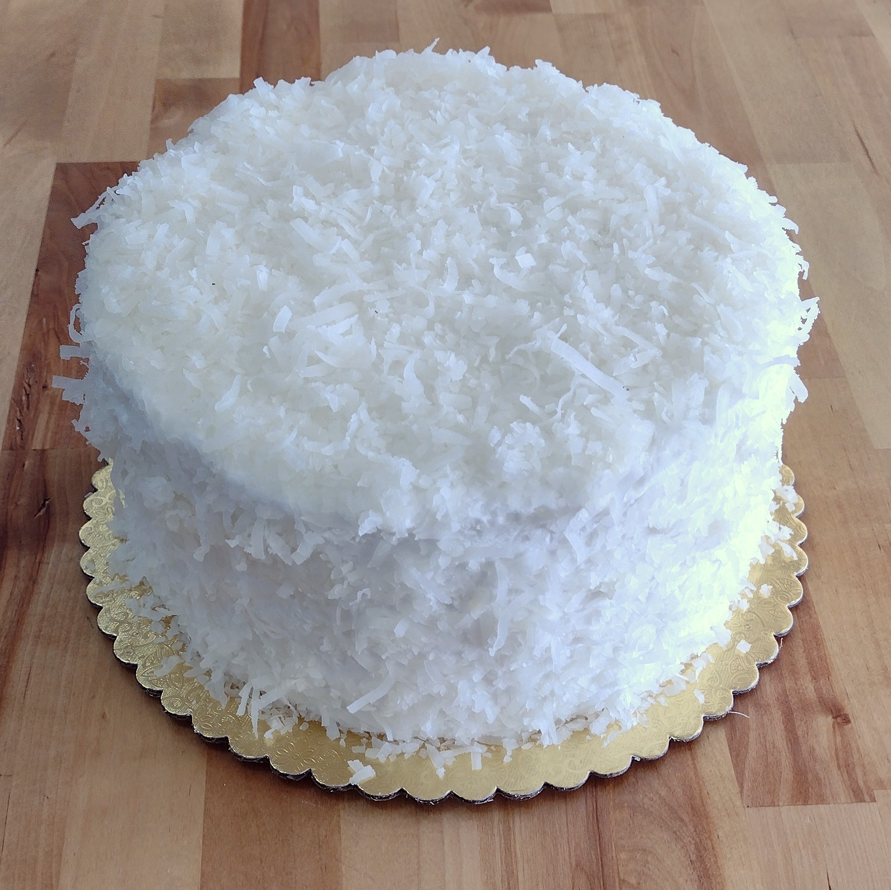 Fresh Coconut w/ Lemon Torte